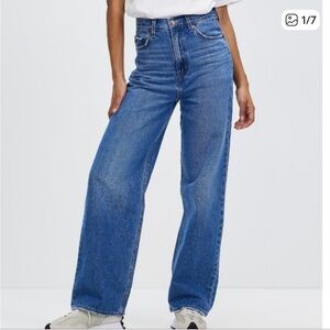 Levi's Dark Blue High Loose Jeans